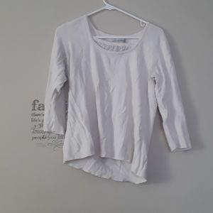 Medium womens white long sleeve shirt